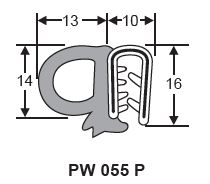 AMBASSADOR PINCHWELD PVC CARRIER SIDE BLISTER ( PACK OF 50)